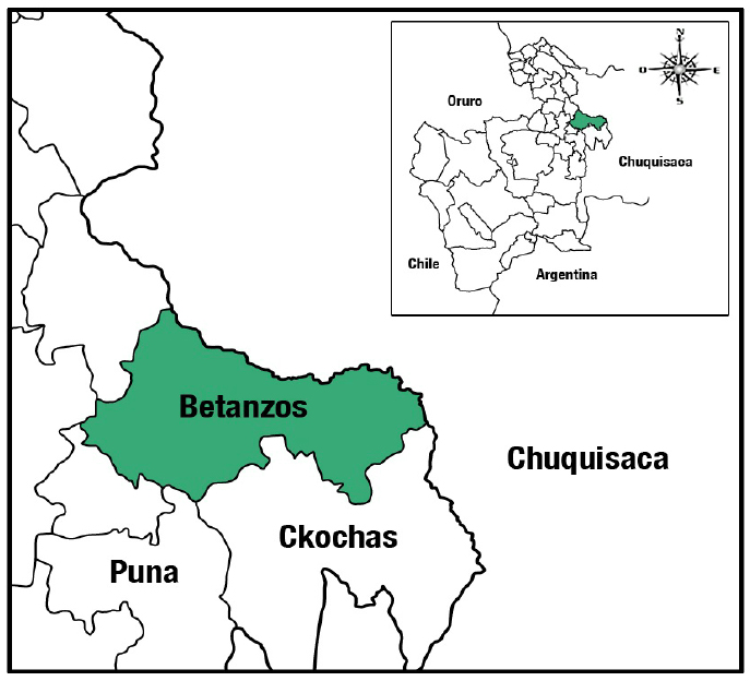 Mapa de Betanzos